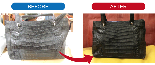 カバン-染色・スパ（栄養剤）